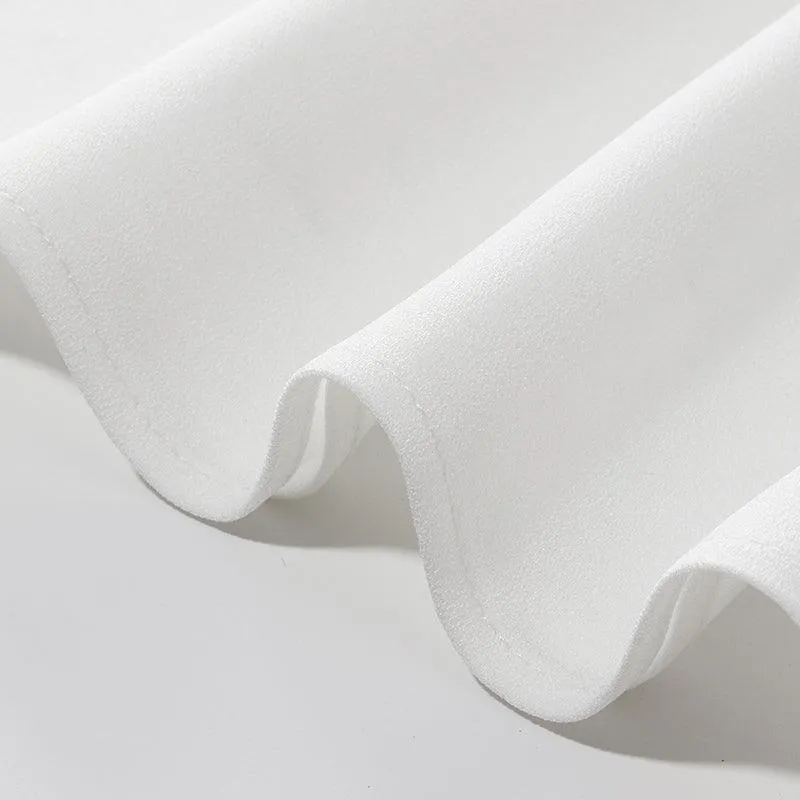 Acetate White V-Neck Tank Top