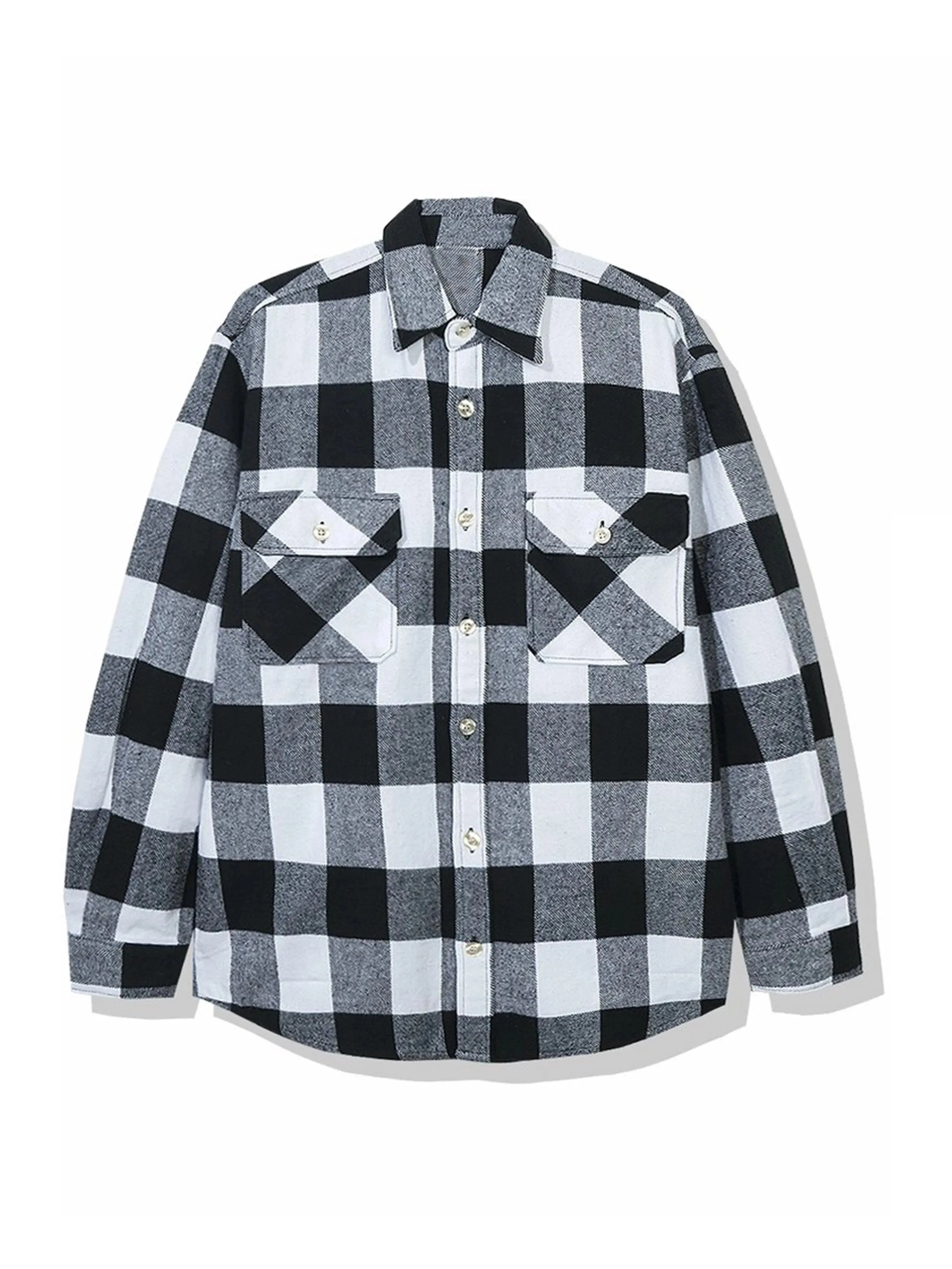 Anti Social Social Club Rainbow Kkoch Logo Flannel Shirt White