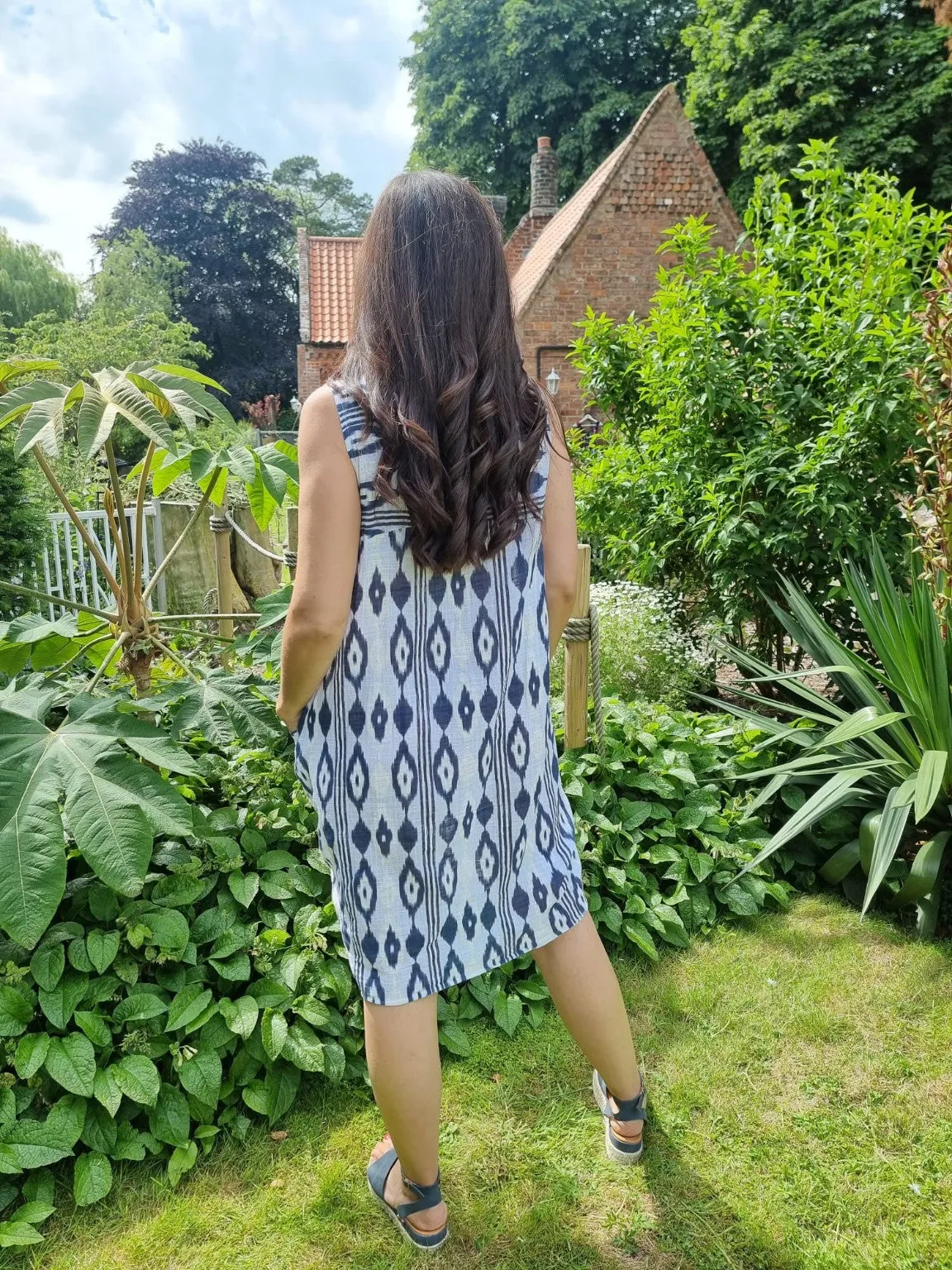 Aztec Two Pocket Dress Zita