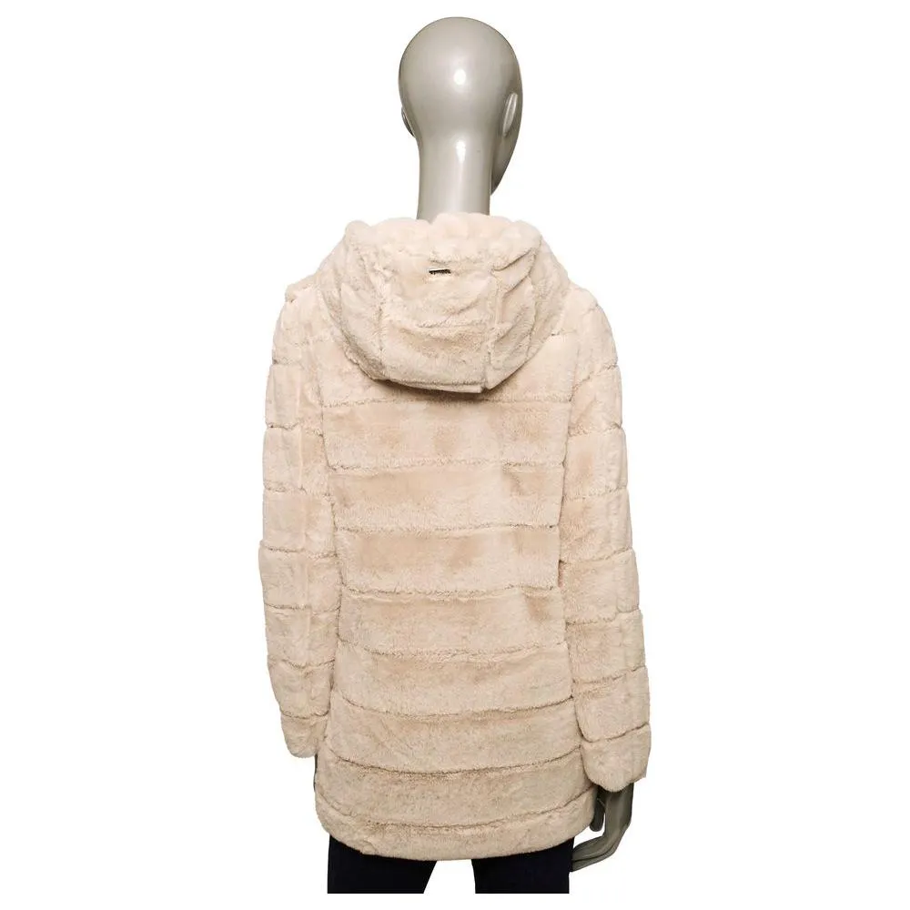 Baldinini Trend Beige Polyester Women Coat