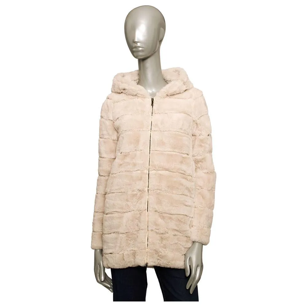 Baldinini Trend Beige Polyester Women Coat