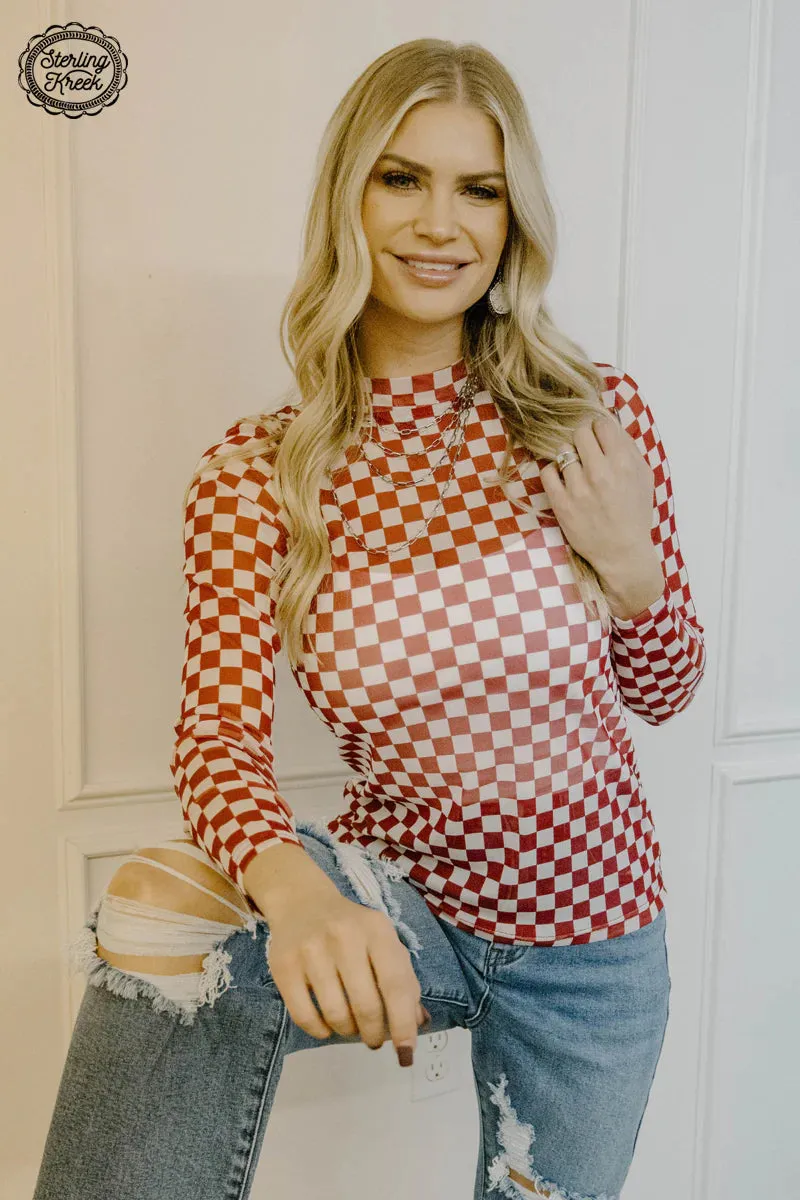 Bricktown (RED)Mesh Top
