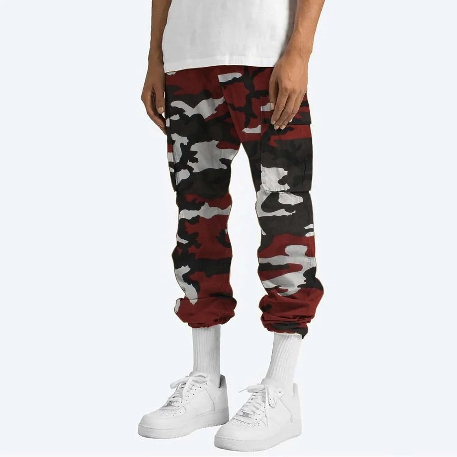 Cargos Pants Men Mens Cargo Pants Lightweight 5 Pocket Pants Men's and Big Men's Relaxed Fit Cargo Pants with