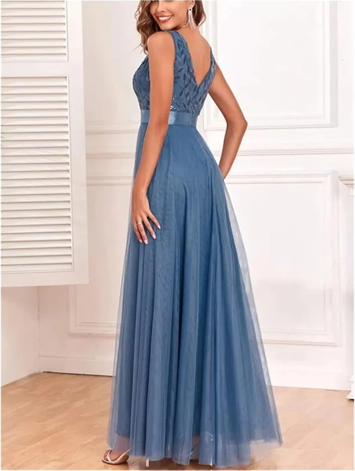 Chiffon Evening Dress A-line Bridesmaid Cocktail Party Dress