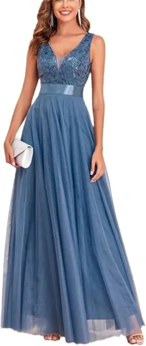 Chiffon Evening Dress A-line Bridesmaid Cocktail Party Dress