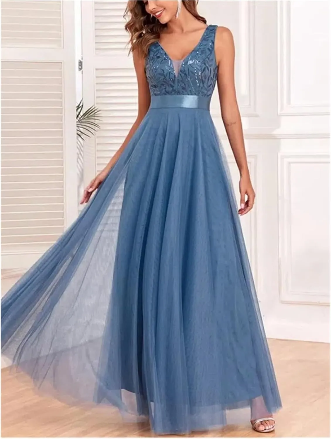 Chiffon Evening Dress A-line Bridesmaid Cocktail Party Dress