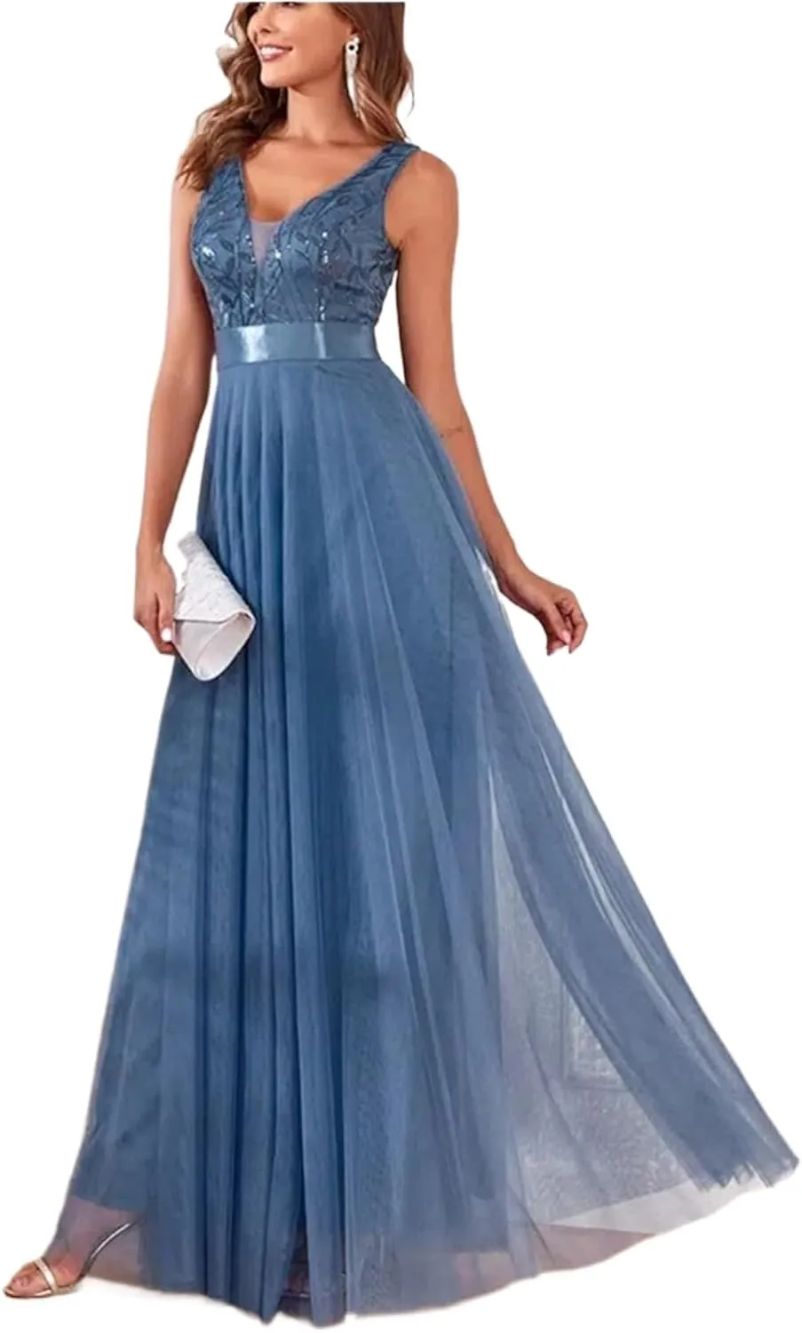 Chiffon Evening Dress A-line Bridesmaid Cocktail Party Dress