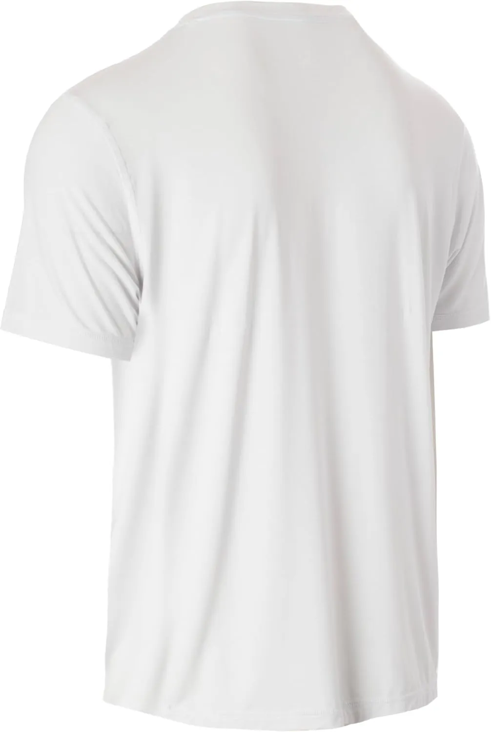 Chill Boys Soft Viscose from Bamboo T-Shirt for Men with Short Sleeve - Plain T-Shirt with Cool Performance and Crew Neck Tee