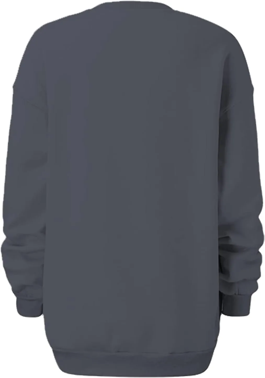 DOLKFU Women Oversized Crewneck Sweatshirts Solid Basic Pullover Sweater Long Sleeve Hoodie Winter Y2K Ouffits Clothes