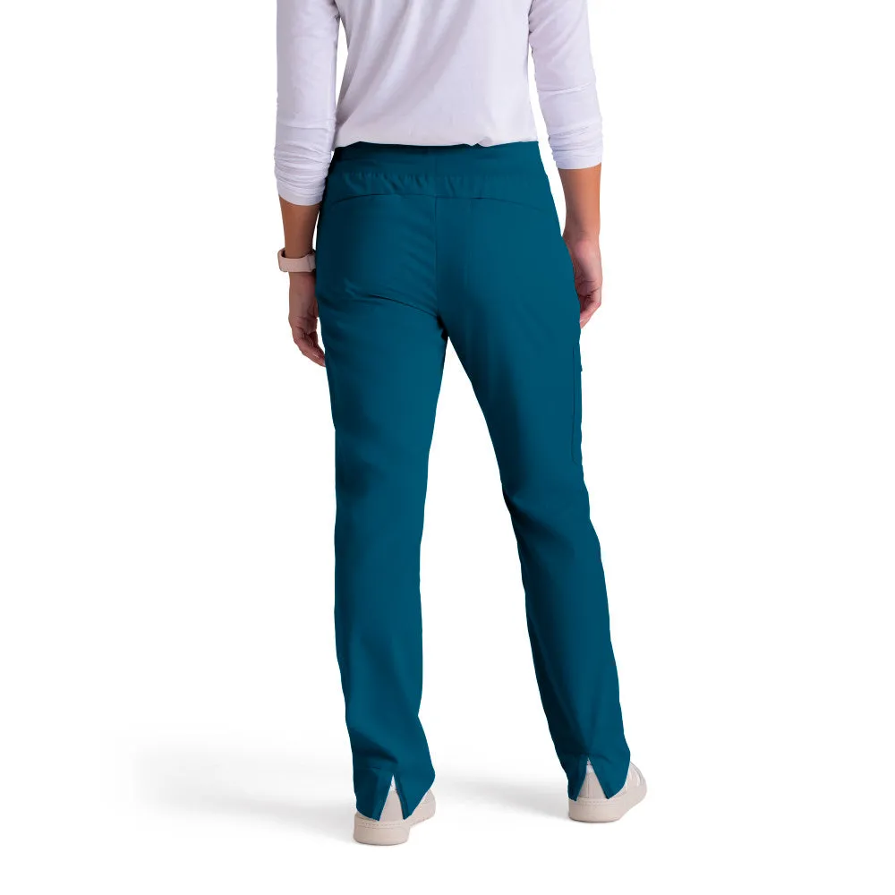Elevate 6-Pocket Mid-Rise Straight Leg Scrub Pant