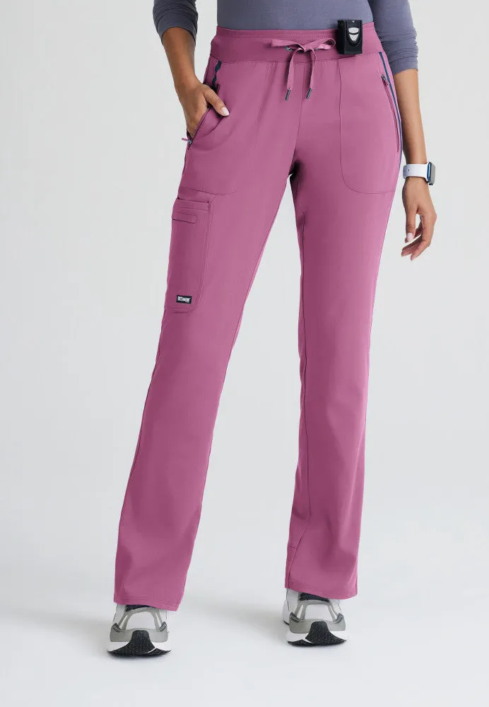 Elevate 6-Pocket Mid-Rise Straight Leg Scrub Pant