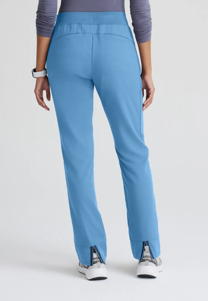 Elevate 6-Pocket Mid-Rise Straight Leg Scrub Pant