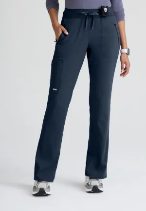 Elevate 6-Pocket Mid-Rise Straight Leg Scrub Pant