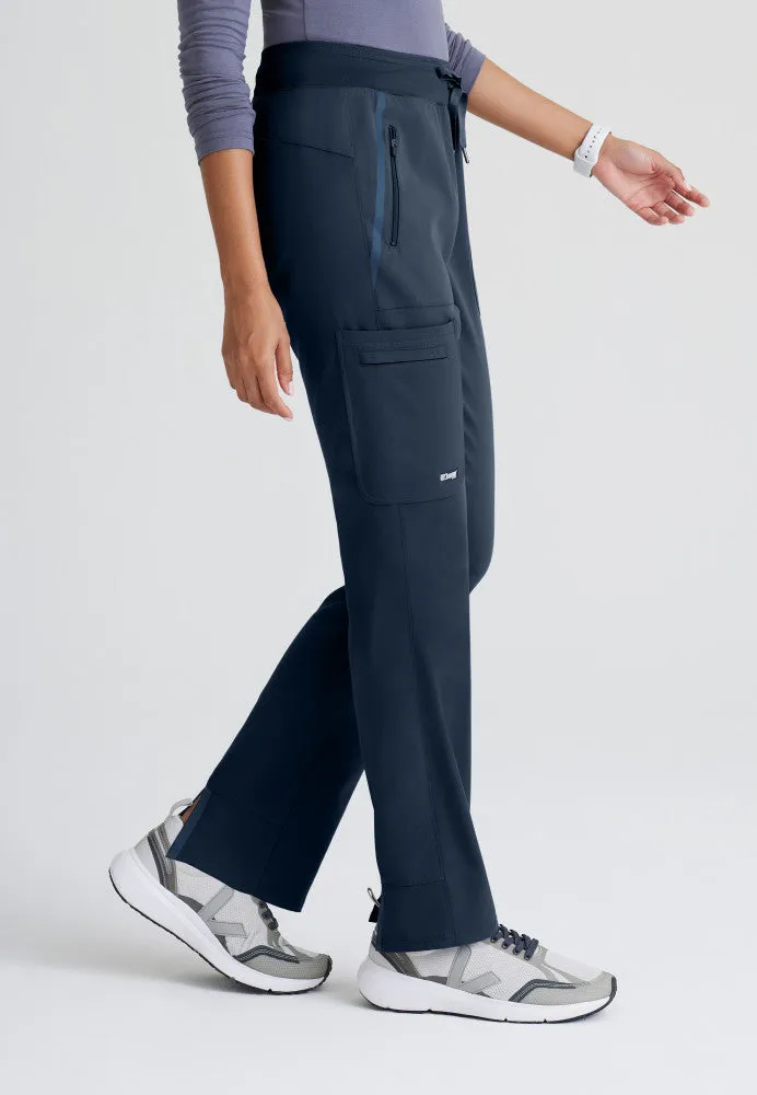 Elevate 6-Pocket Mid-Rise Straight Leg Scrub Pant