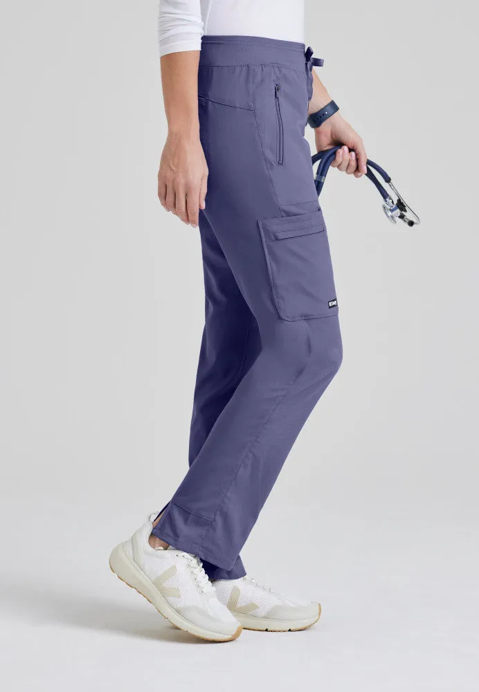Elevate 6-Pocket Mid-Rise Straight Leg Scrub Pant