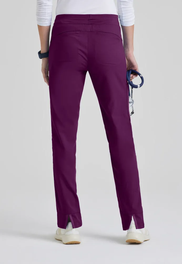 Elevate 6-Pocket Mid-Rise Straight Leg Scrub Pant