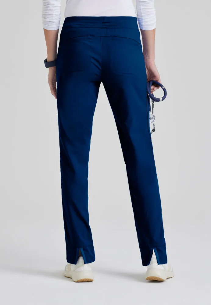 Elevate 6-Pocket Mid-Rise Straight Leg Scrub Pant