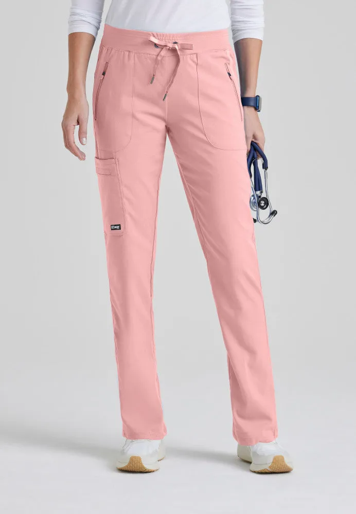 Elevate 6-Pocket Mid-Rise Straight Leg Scrub Pant