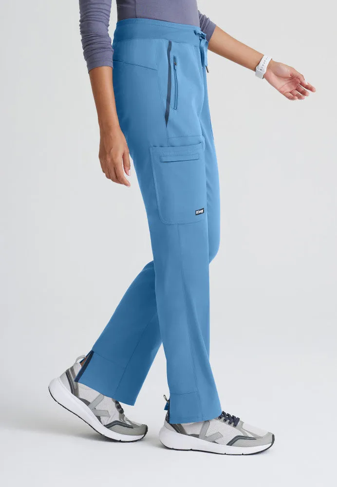 Elevate 6-Pocket Mid-Rise Straight Leg Scrub Pant