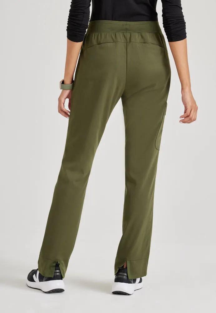 Elevate 6-Pocket Mid-Rise Straight Leg Scrub Pant