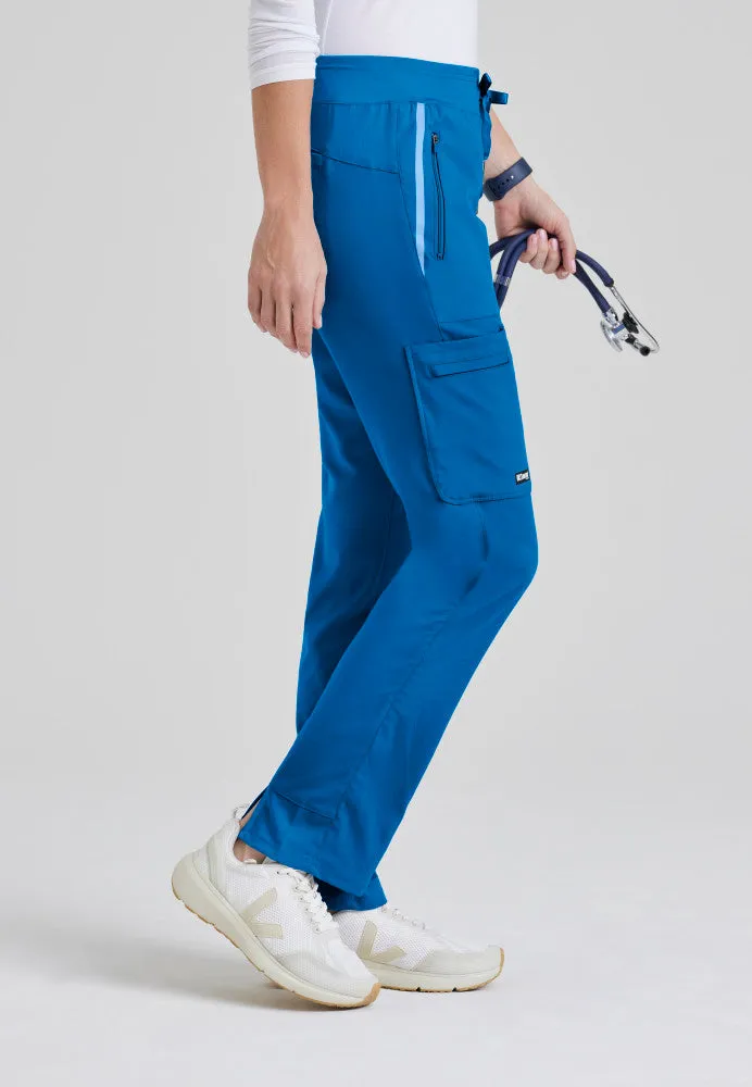Elevate 6-Pocket Mid-Rise Straight Leg Scrub Pant