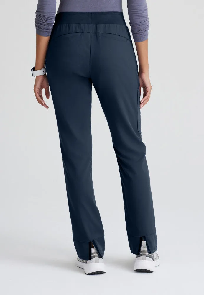 Elevate 6-Pocket Mid-Rise Straight Leg Scrub Pant