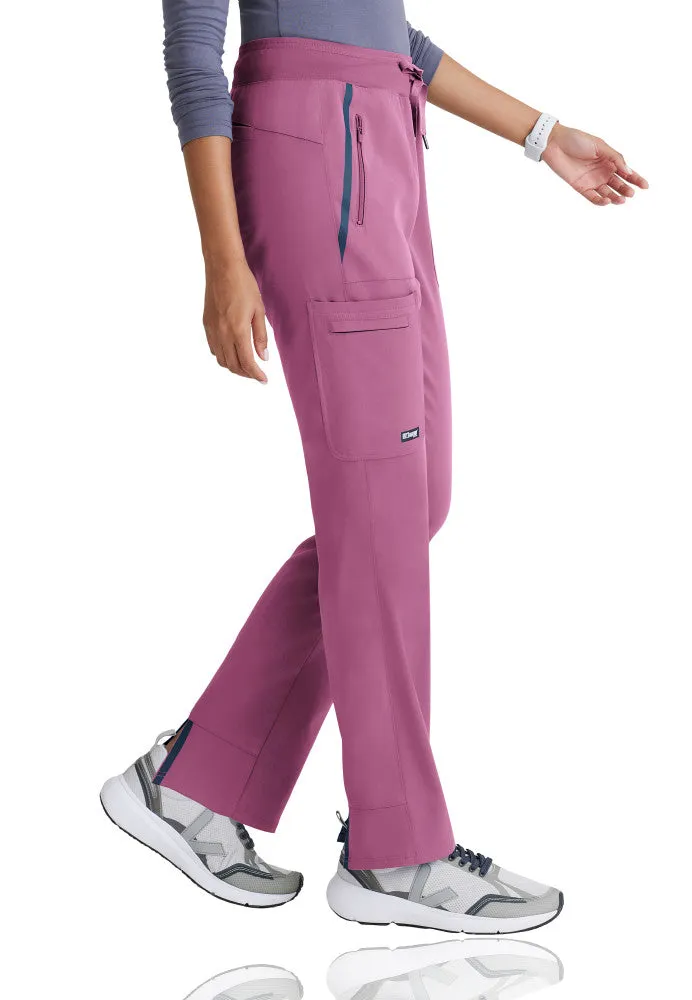 Elevate 6-Pocket Mid-Rise Straight Leg Scrub Pant