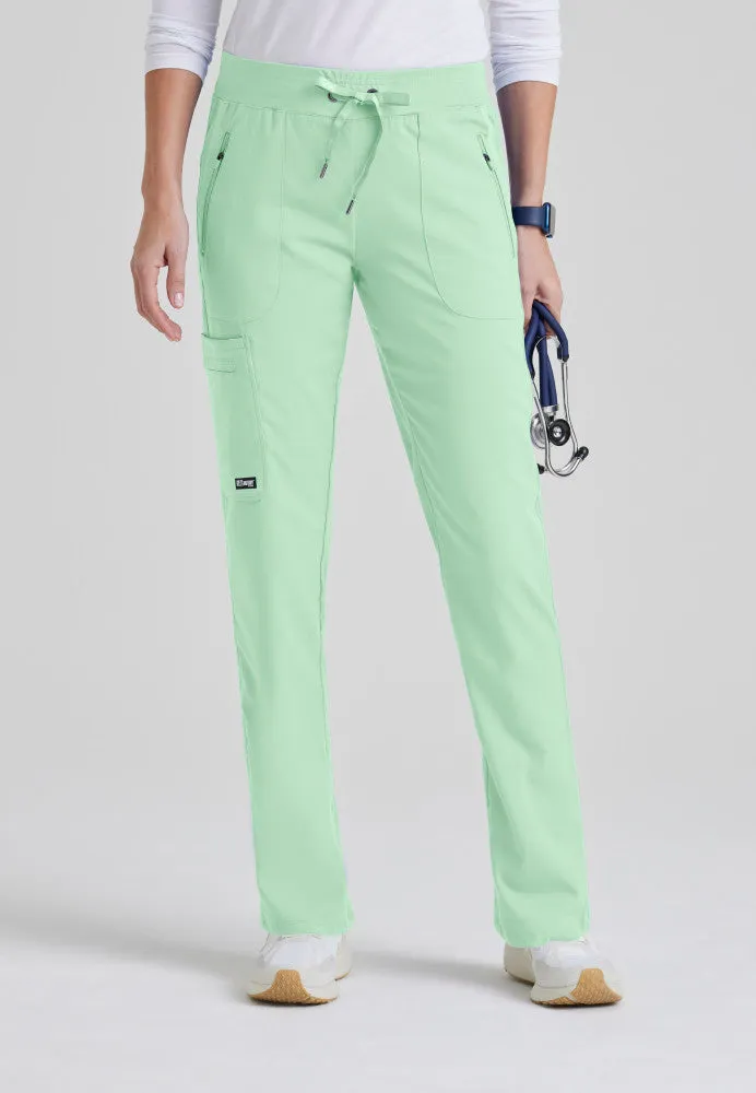 Elevate 6-Pocket Mid-Rise Straight Leg Scrub Pant