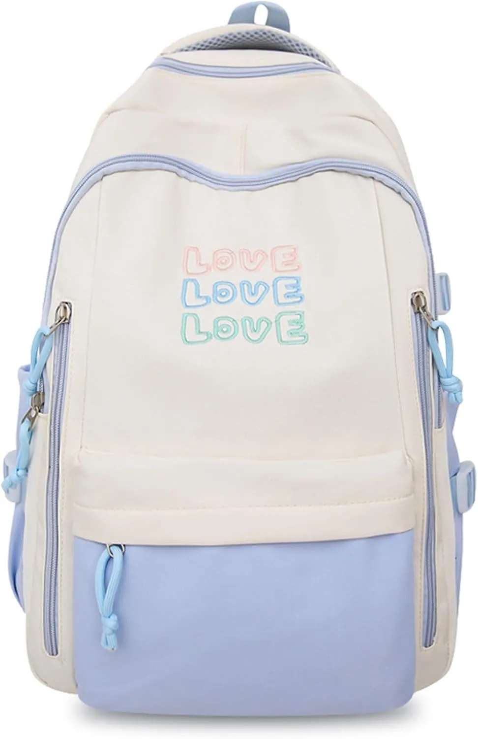 Fashion Backpack Cute Casual Bookbags Laptop Bag Lightweight Travel Daypacks (Blue)