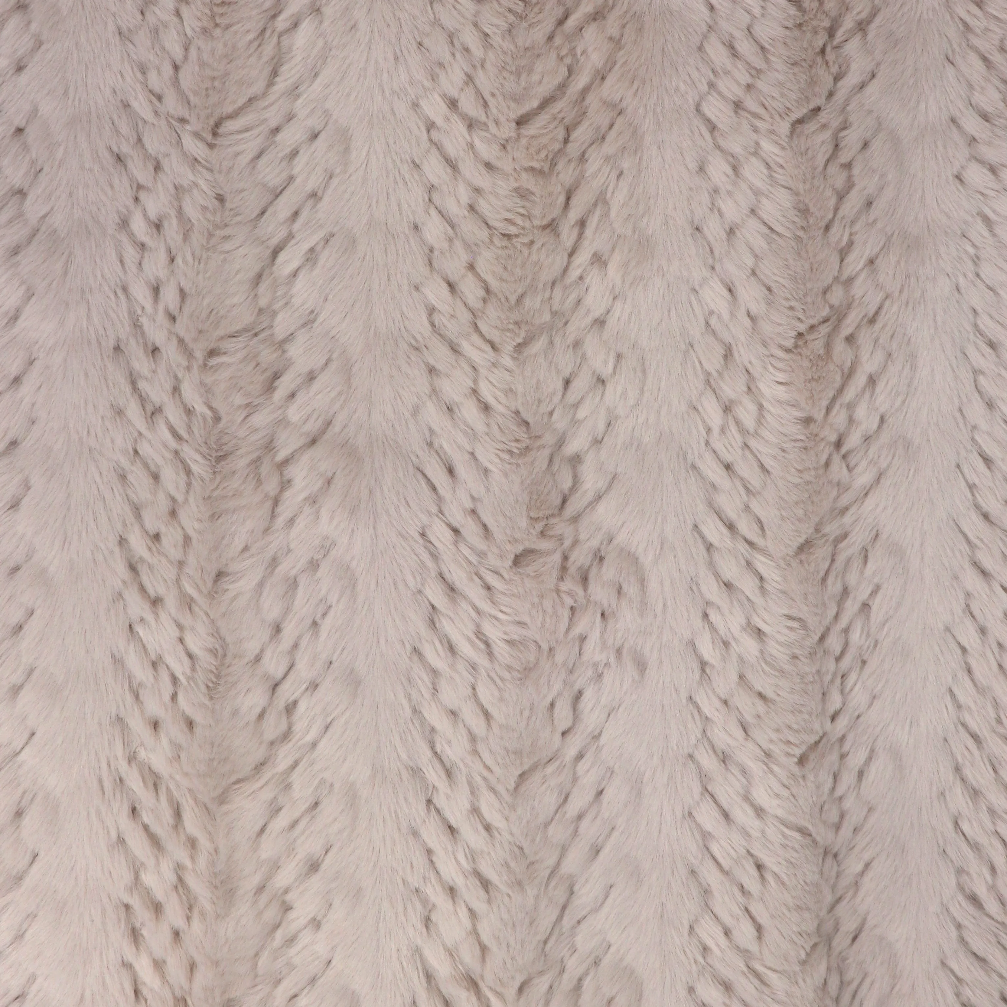 Faux Fur - Cable - Light Beige - SALE