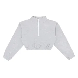 Flex Fleece Crop Half Zip