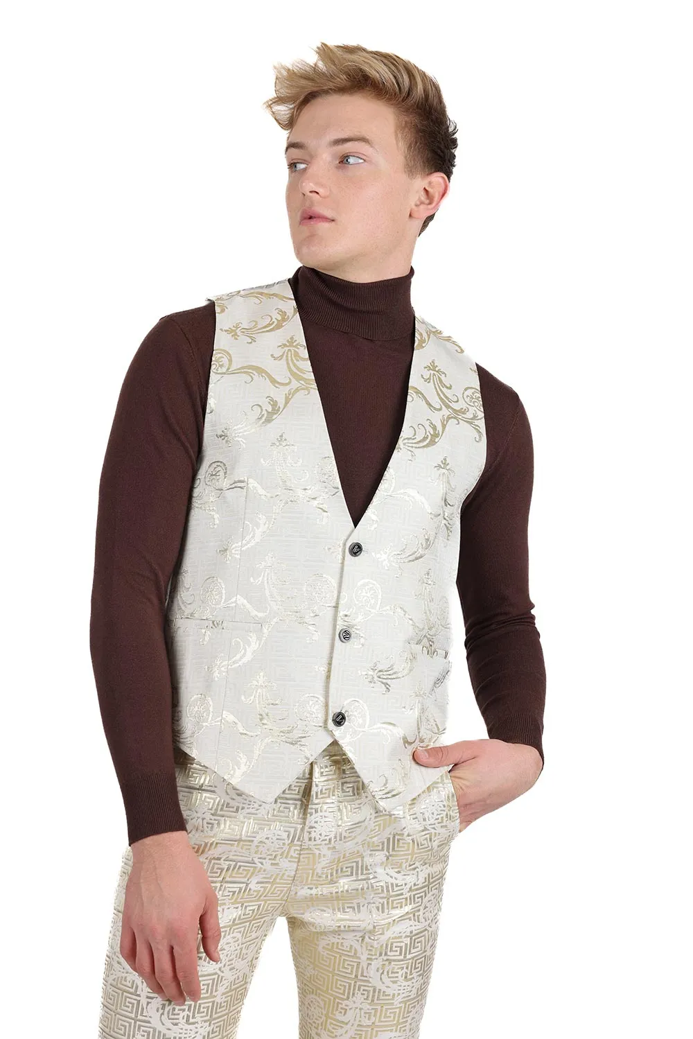 FLORAL GREEK Vest