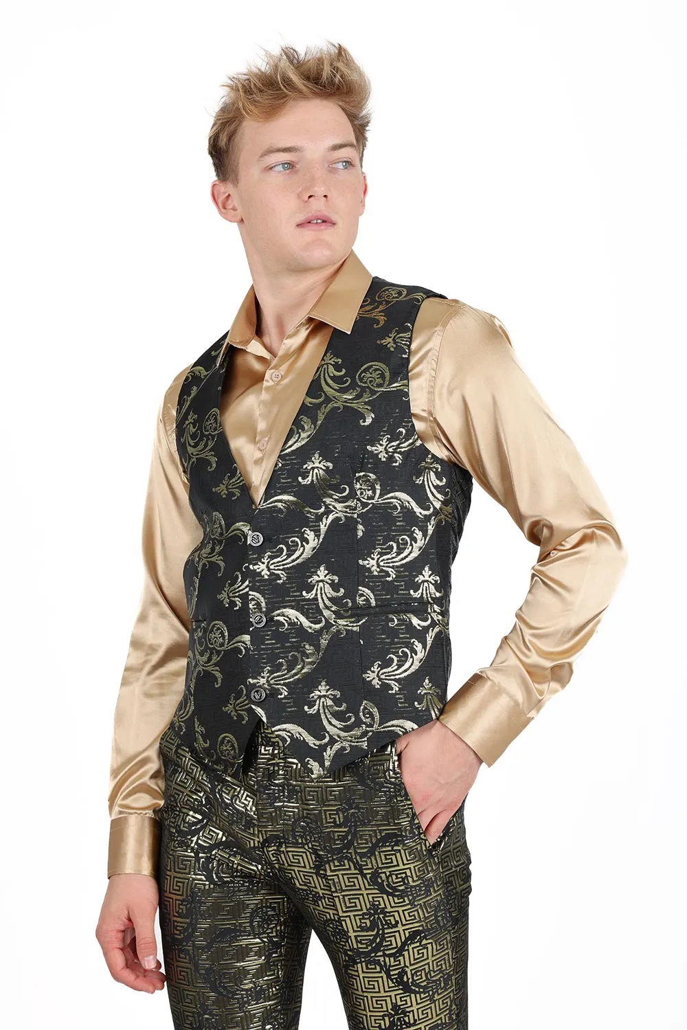 FLORAL GREEK Vest