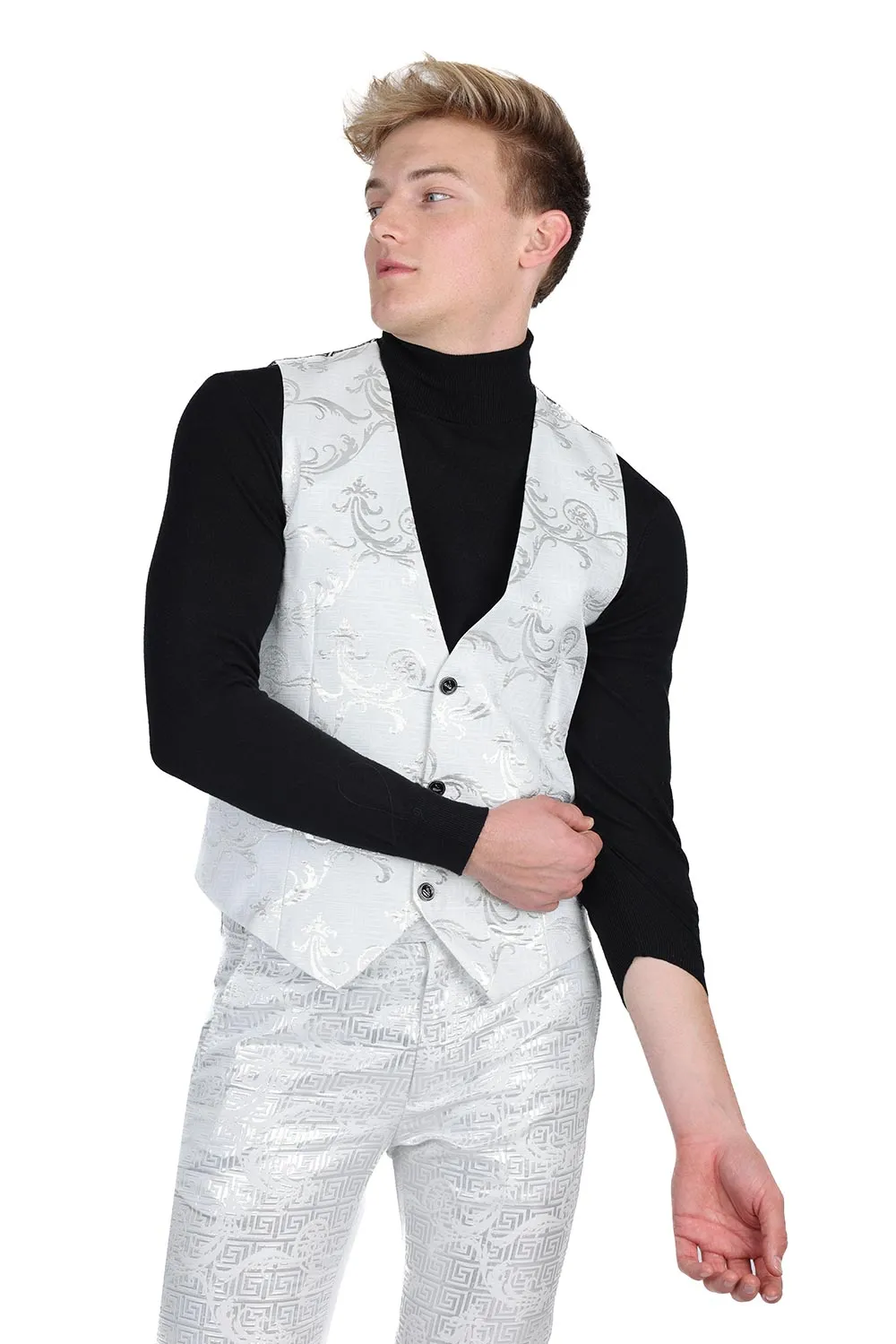 FLORAL GREEK Vest