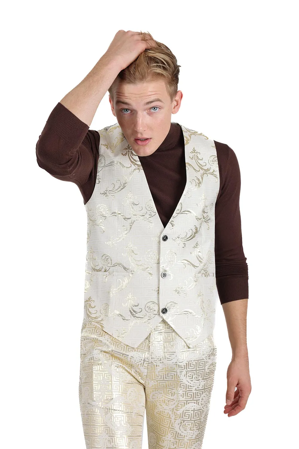FLORAL GREEK Vest
