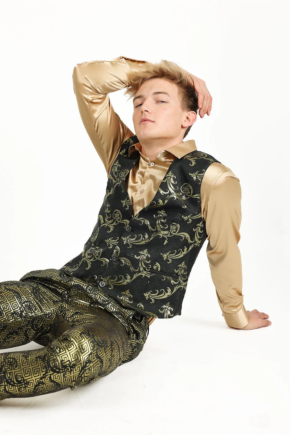 FLORAL GREEK Vest