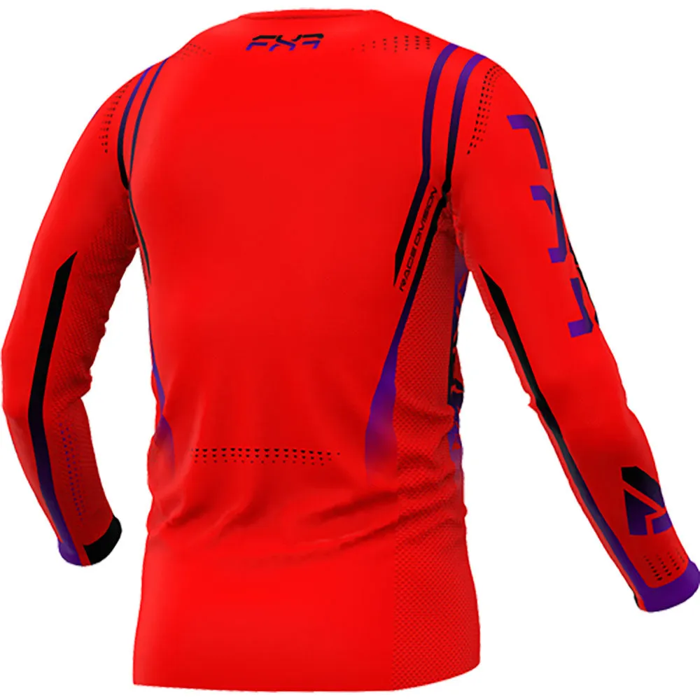 FXR  Vapor MX Jersey Ultra-Lightweight Breathable Mesh Quick-Dry Fabric Bloodshot