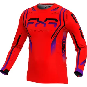 FXR  Vapor MX Jersey Ultra-Lightweight Breathable Mesh Quick-Dry Fabric Bloodshot