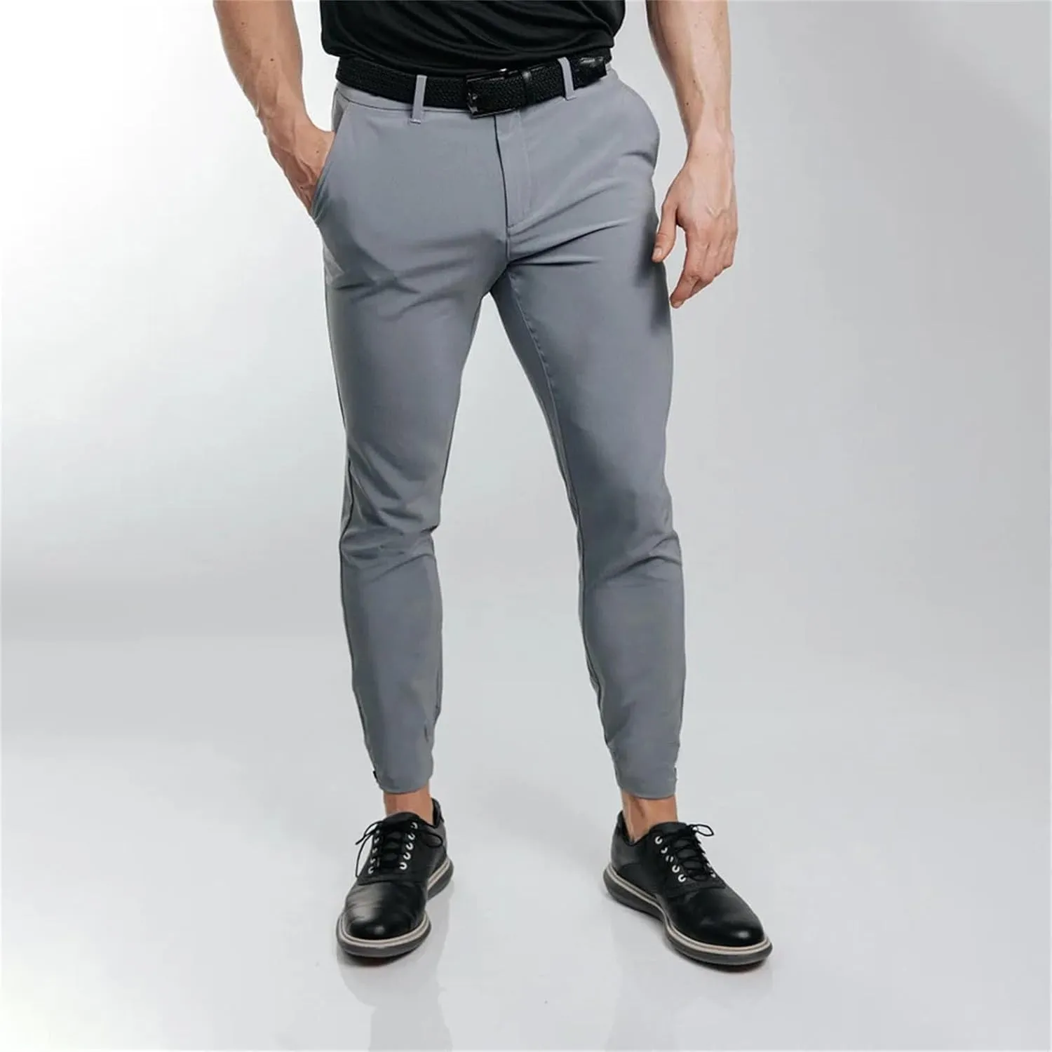 GIERIDUC Cargo Pants for Mens Sweatpants with Pockets Casual Open Front Button Fly Slim Fit Hiking Pants Cargo Joggers Pants
