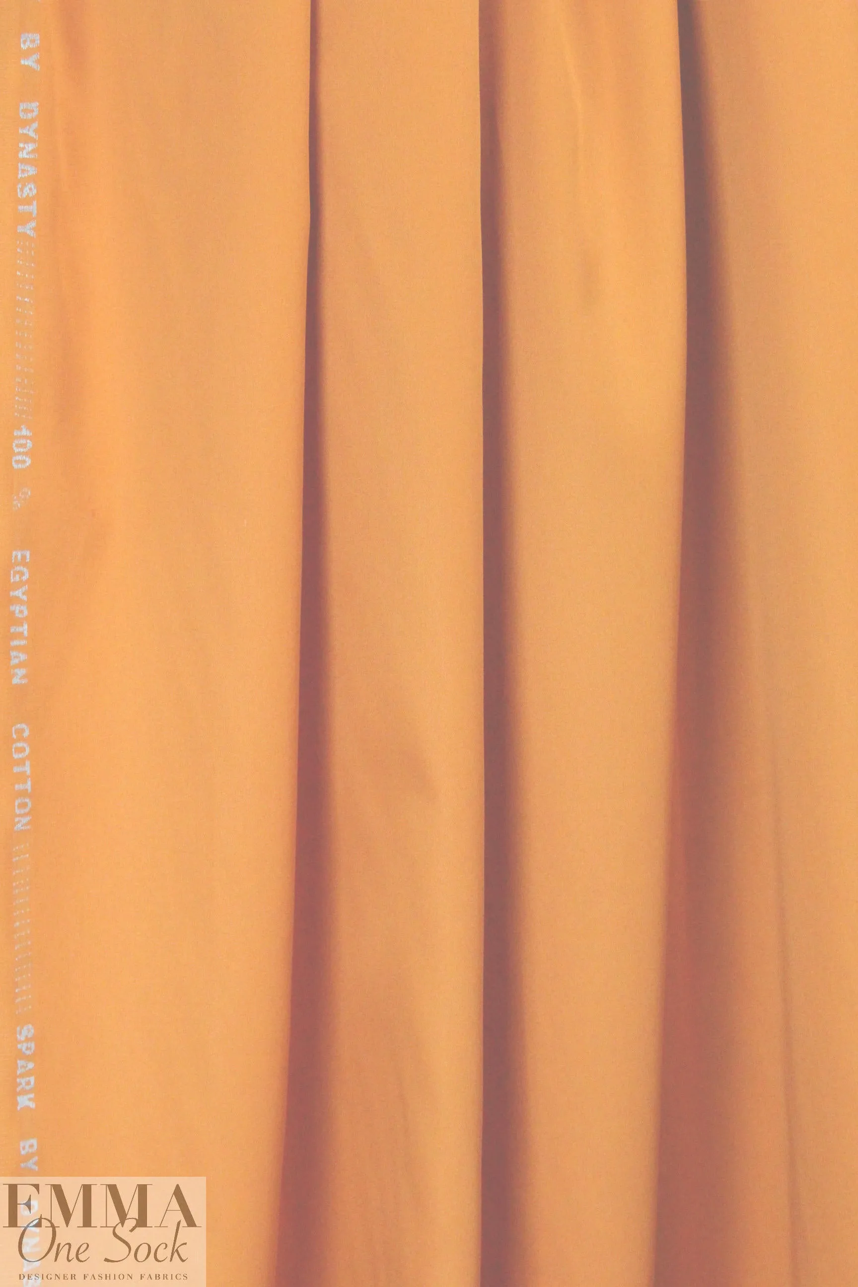 Giza 100% Egyptian cotton shirting - tangerine