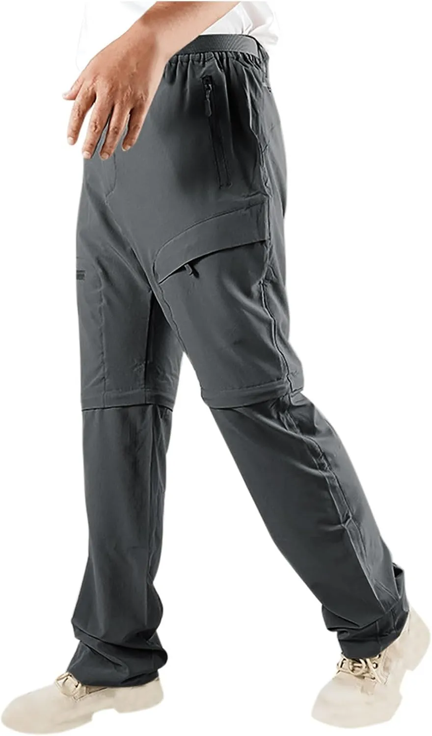 Hiking Pants for Men Tactical Pants Stretch Slim Fit Men's Sweatpants Lightweight Pants Summer with Multi Pockets