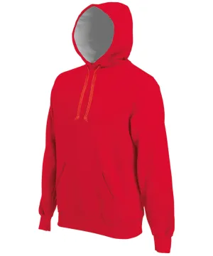 Hooded sweatshirt | Red