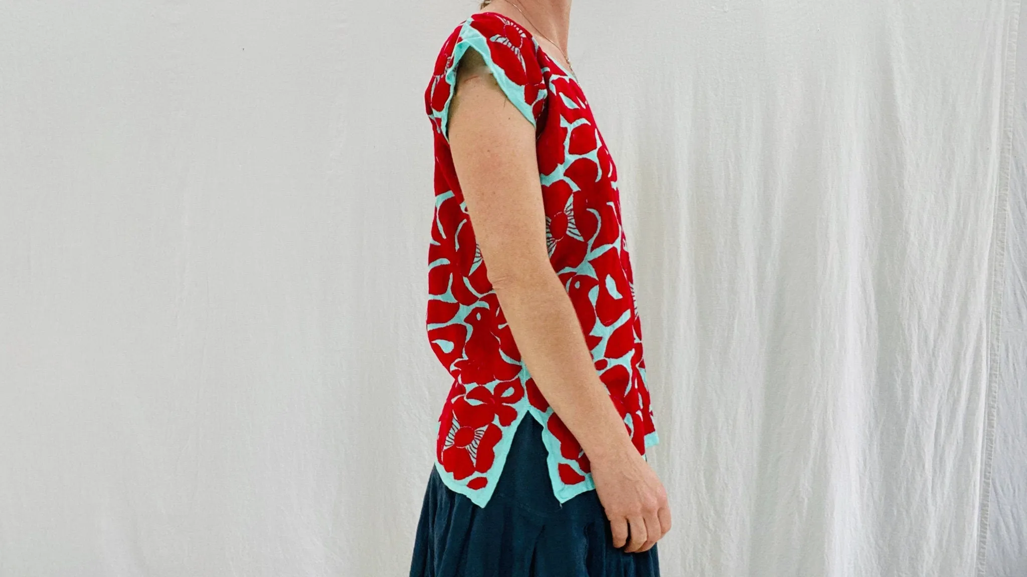 Jalapa Embroidered Blouse. Oaxaca, Mexico.