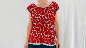 Jalapa Embroidered Blouse. Oaxaca, Mexico.