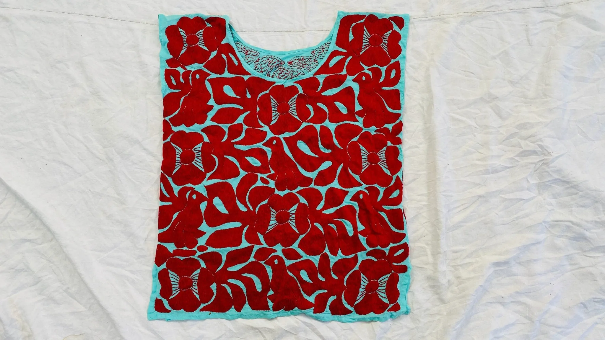 Jalapa Embroidered Blouse. Oaxaca, Mexico.