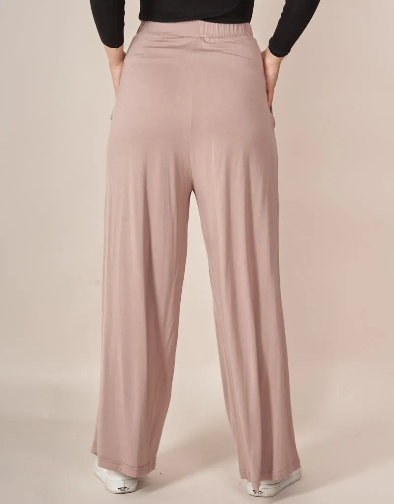 Jersey Wide Leg Pants