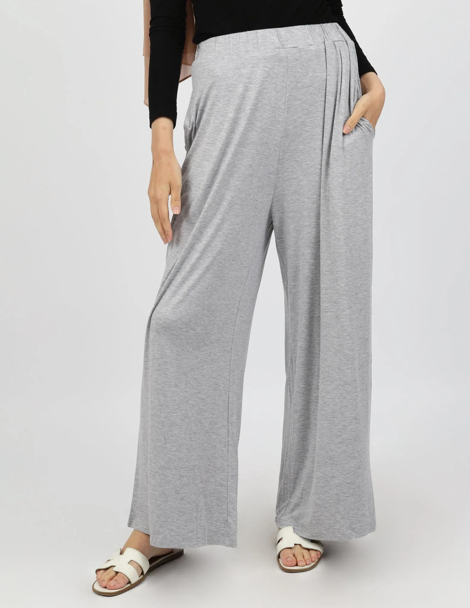 Jersey Wide Leg Pants