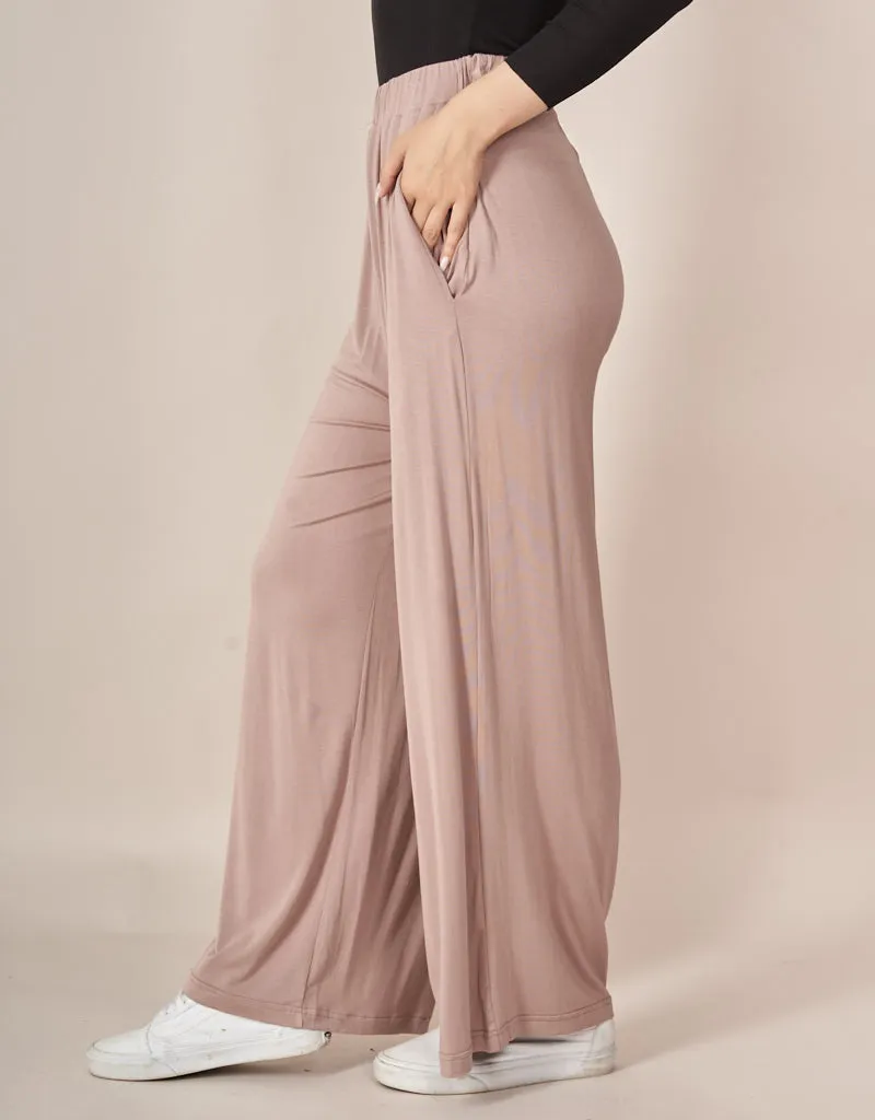 Jersey Wide Leg Pants