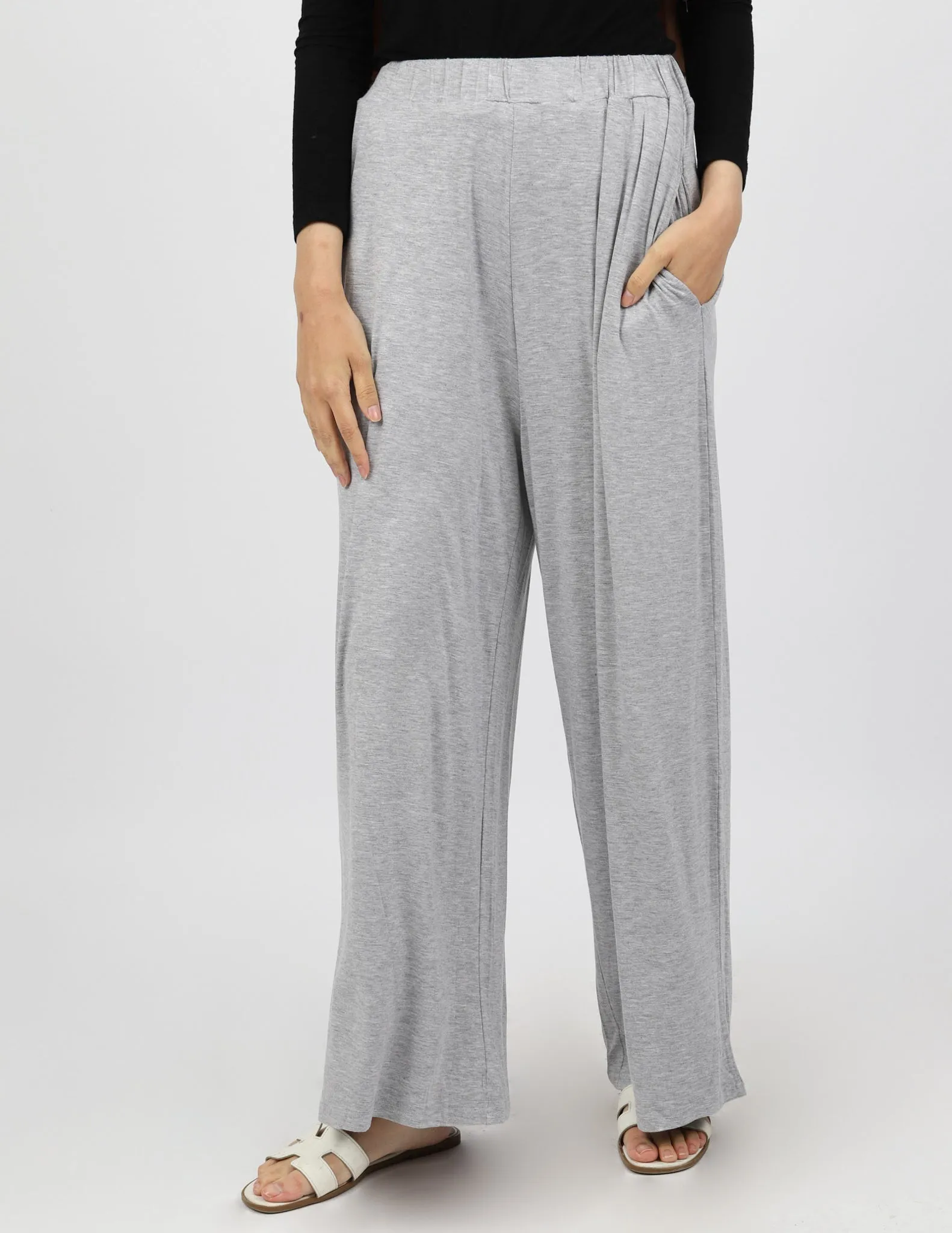 Jersey Wide Leg Pants