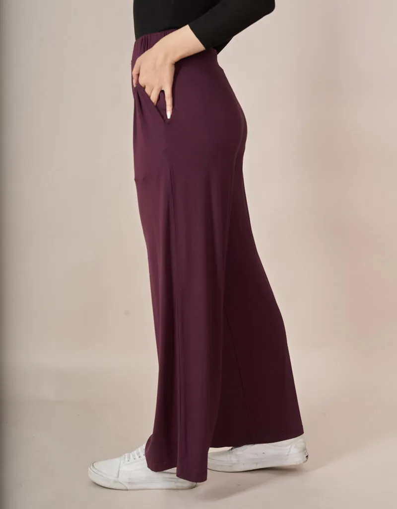 Jersey Wide Leg Pants